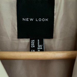 Womens Brown and Cream Coat